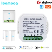 tuya zigbee curtain module 110 240v home automation module controller for roller shutter blind motor support alexa google home