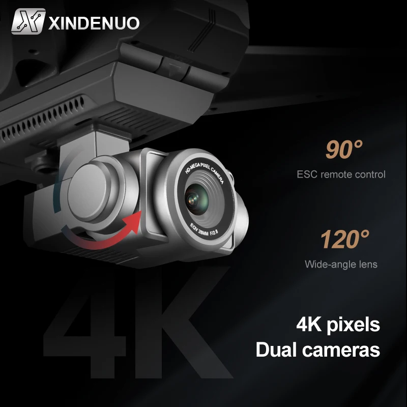 Радиоуправляемый Дрон 4K Профессиональный GPS флэш-фотография с Wi-Fi FPV | Игрушки и