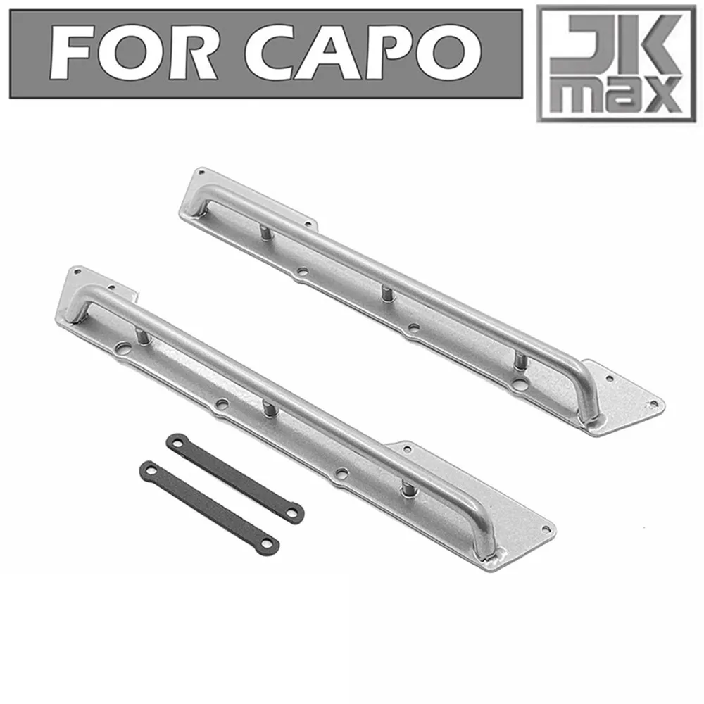 

1 pair Metal TUBE Side Pedal Footplate for Capo JKMAX Gen.1 & Gen.2 RC Car Parts Accessories