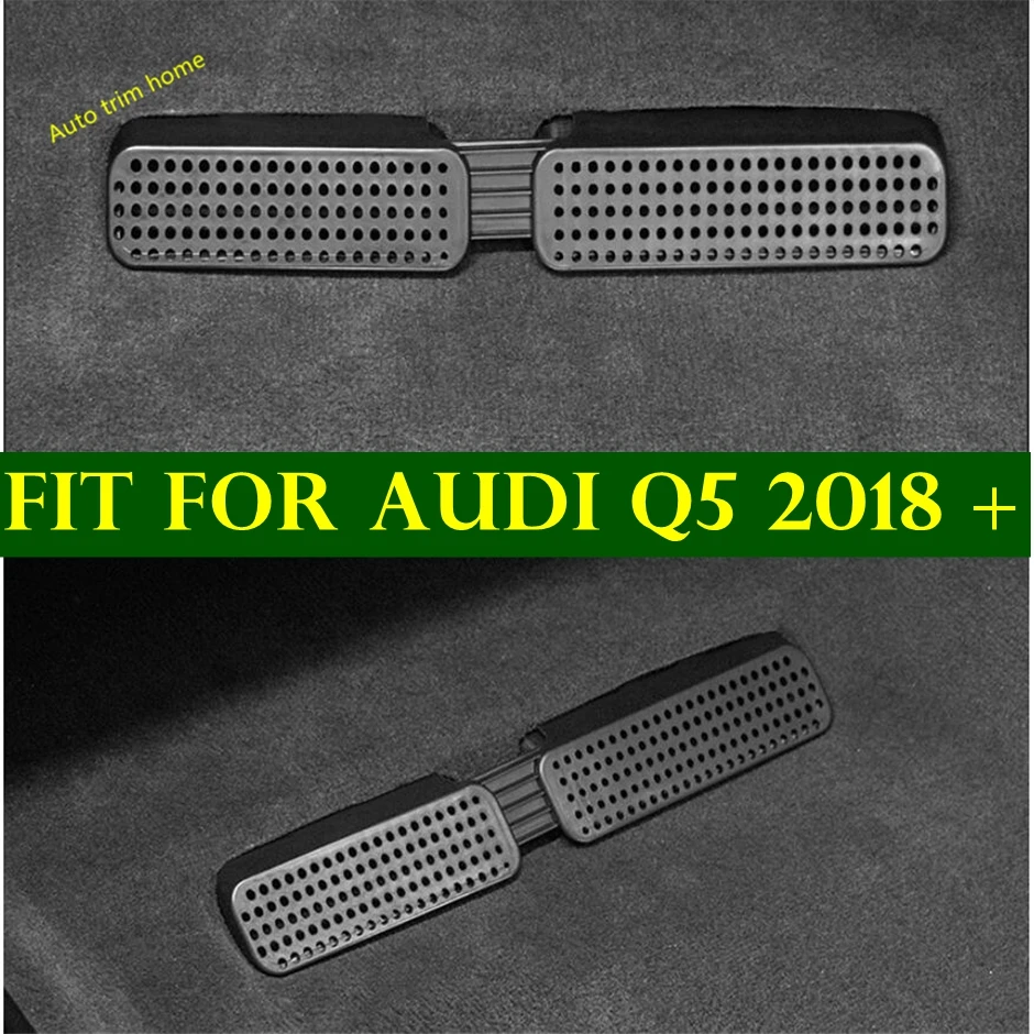 Under Seat AC Air Duct Vent Outlet Protective Cover Grille Trim Fit For Audi Q5 2018 - 2022 Interior Accessories