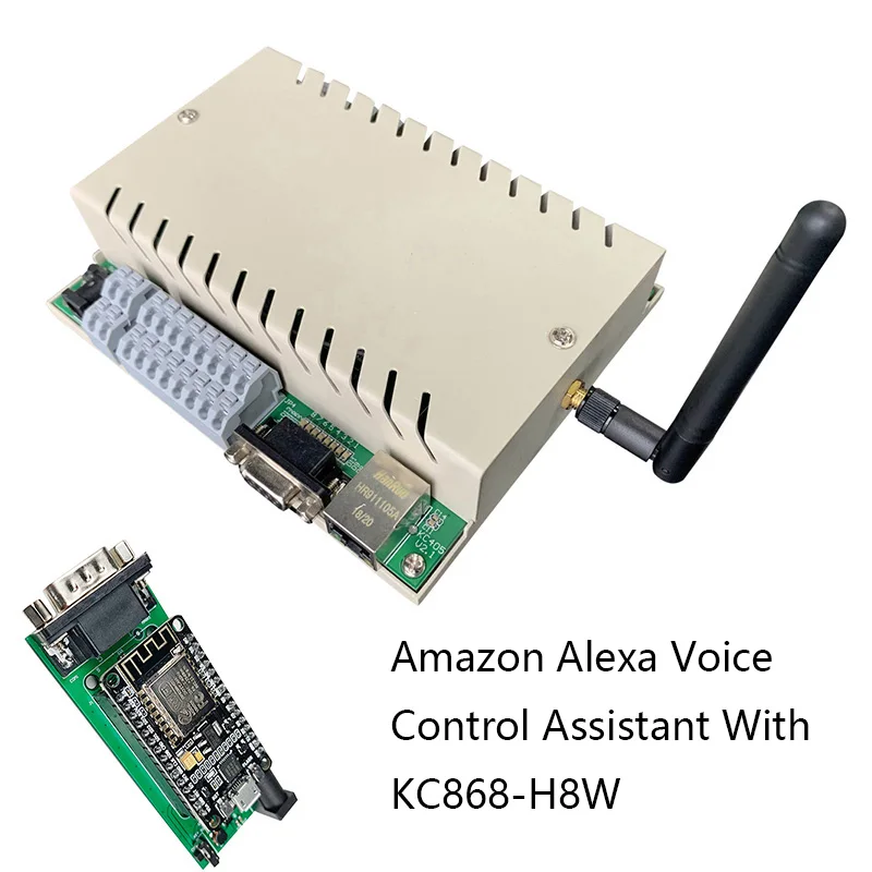 Assistant-Alexa-H8W Amazon Alexa модуль голосового управления для KC868 светильник переключатель умный дом автоматизация пульт дистанционного управления - Комплект: Assistant-Alexa-H8W
