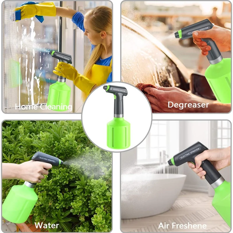 

Electric Spray Bottle,USB Watering Can with Adjustable Spout, 0.9L Garden Auto Sprayer for Plant,Garden,Home Clean