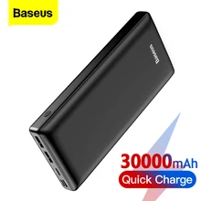 Baseus Power Bank 30000mAh QC PD 3.0 USB C Fast Charging Powerbank Portable External Battery Charger Poverbank For iPhone Xiaomi