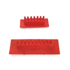 Текстурная искусственная щетка для дома, многофункциональный декоративный инструмент сделай сам из искусственной древесины для стен и резины, 2 шт.