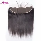 Волосы Ariel прозрачные прямые бразильские человеческие волосы 13x4 с фронтальной застежкой, Remy 4x4 5x5, hd кружевная застежка 10-22 дюйма