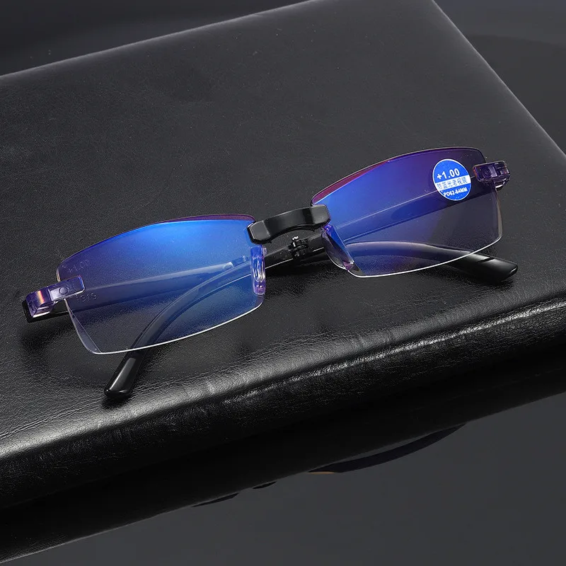 Очки для чтения Ahora Складные без оправы мужчин и женщин ультралегкие