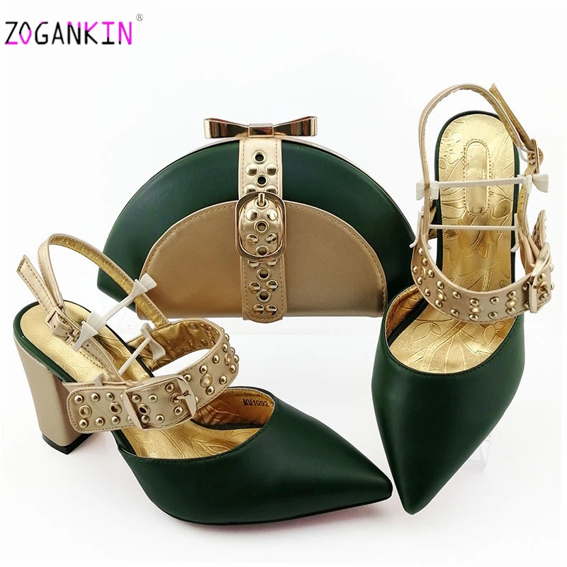 Фиолетовые зрелые Итальянские женские туфли и сумка подходящие к набору