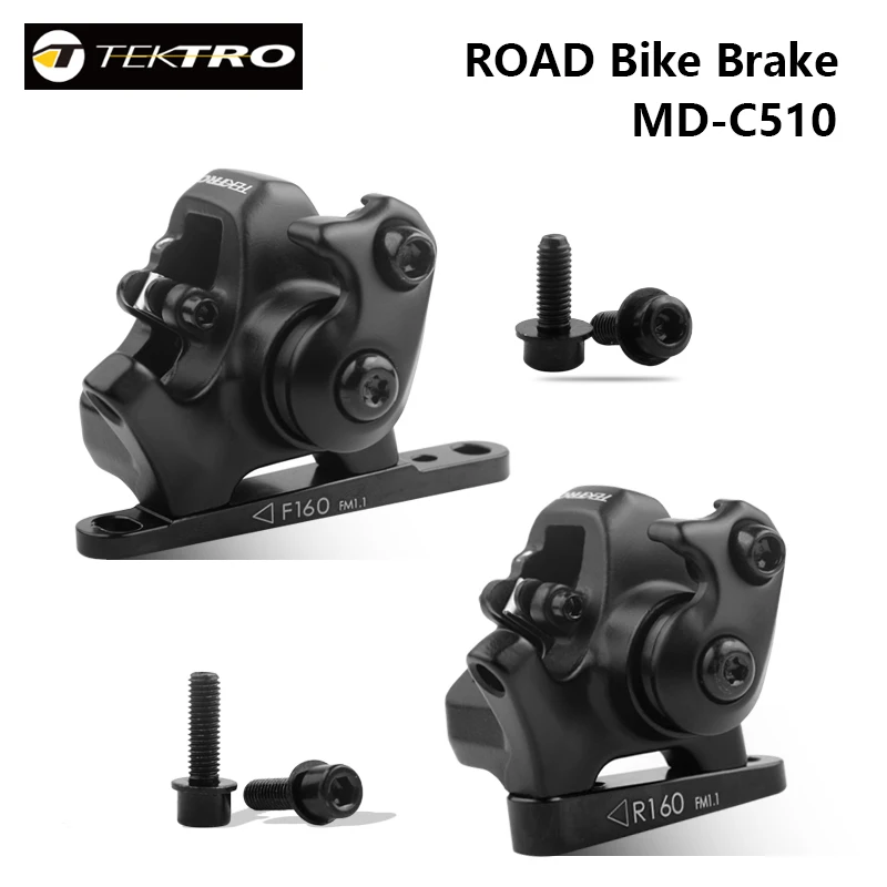 

TEKTRO MD-C510 vélo de route frein à disque à double piston avant / arrière en alliage d'aluminium double frein pièces de vélo