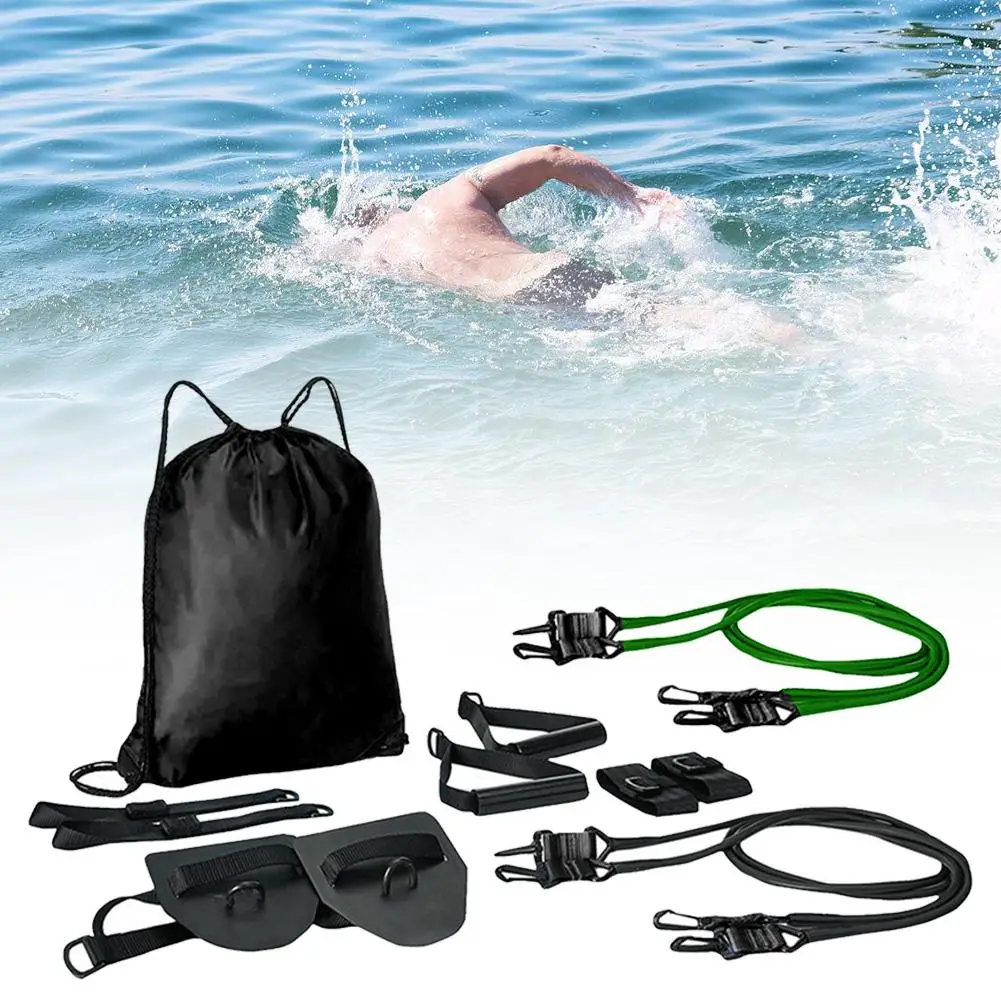 

Advanced Swim Training Set No Slipping Muscles Strengthening Webbed Gloves Swim Trainer Set