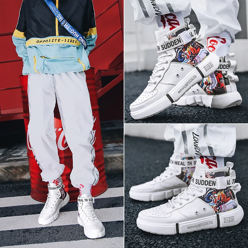 Mring/Мужская обувь в китайском стиле Молодежная с высокой талией Зимняя мужская