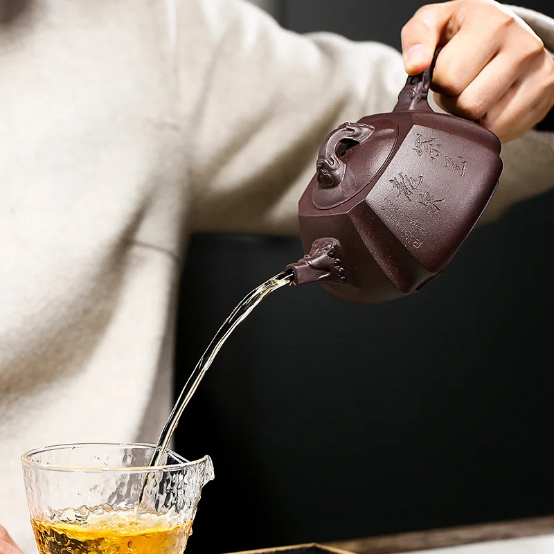 Исин чайник Оригинал моя старая фиолетовая грязь знаменитый фиолетовый глиняный