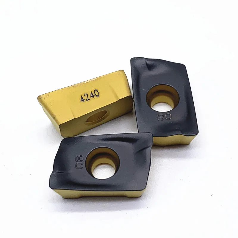 10 шт./лот cnc карбидные фрезерные Вставки R390-180608M-PM / R390-180612M-PM 4240 режущие инструменты
