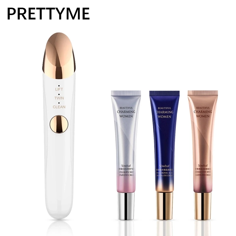 PRETTYME Электрический массажер для лица ионный ремонт морщин Активный Уход за кожей Инструмент Электроника уход за кожей лица инструмент