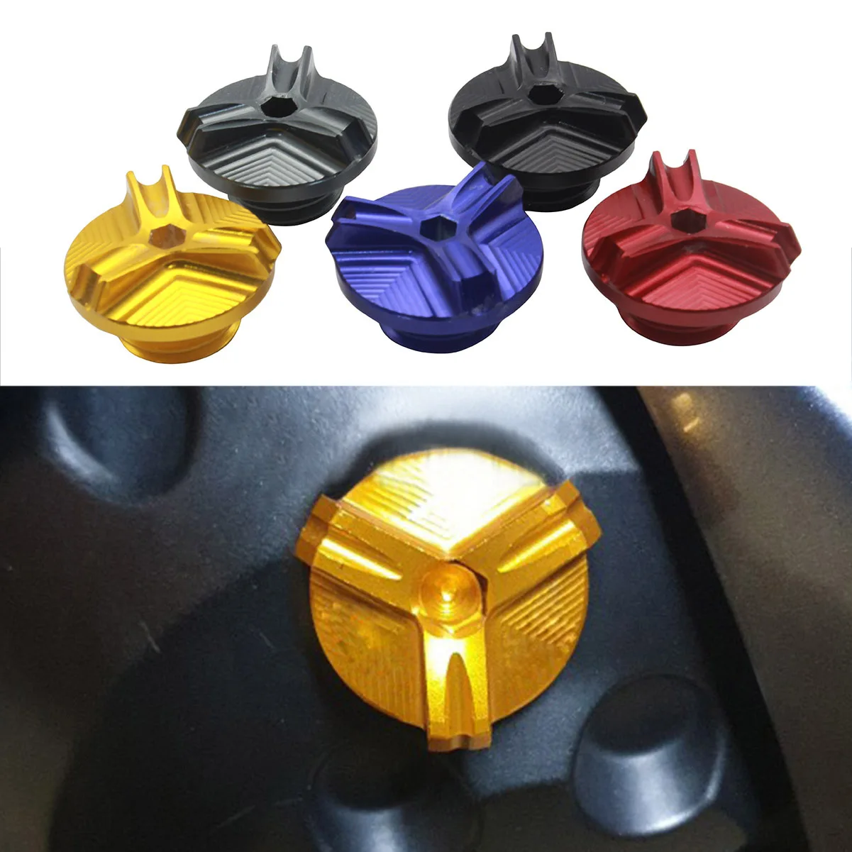 

M20 * 2,5 для Honda CBR250R CBR250RR CBR600RR CBR1100RR CBR300R CBR400R CBR500R CBR929RR CBR954RR CB1300 Крышка Масляного наполнителя с ЧПУ