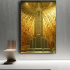 Золотая Империя государственное здание Декор холст картина принты и плакат настенные художественные картины для гостиной домашний Декор без рамки