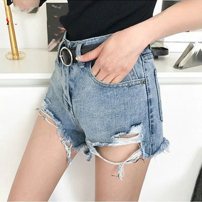2020 новые сексуальные черные джинсовые шорты размера плюс женские летние синие