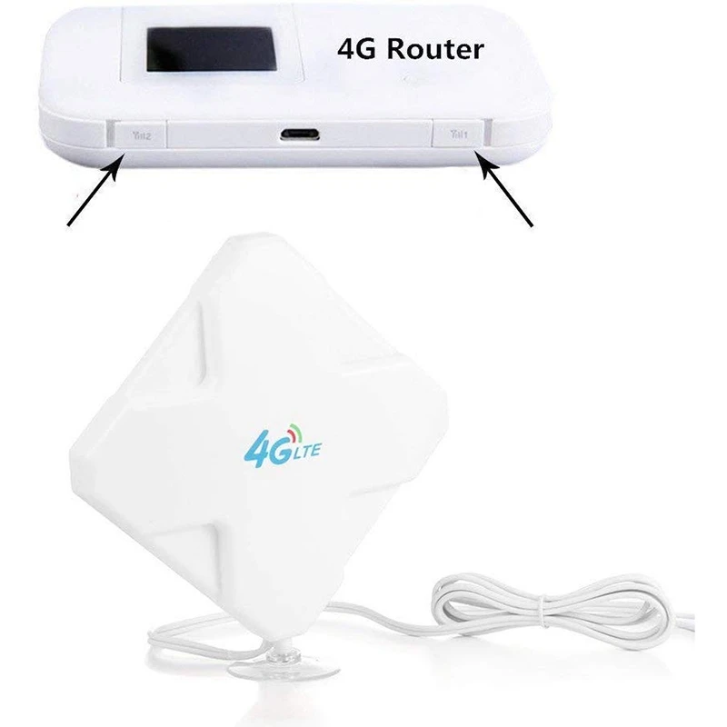 4G LTE SMA антенна 35DBi с высоким коэффициентом усиления двойной разъем Усилитель