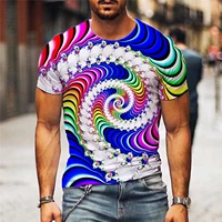 newest fashion 3d printing t shirt vertigo hypnotic unisex funny short sleeved tees menwomen tops pullover tee xs 5xl