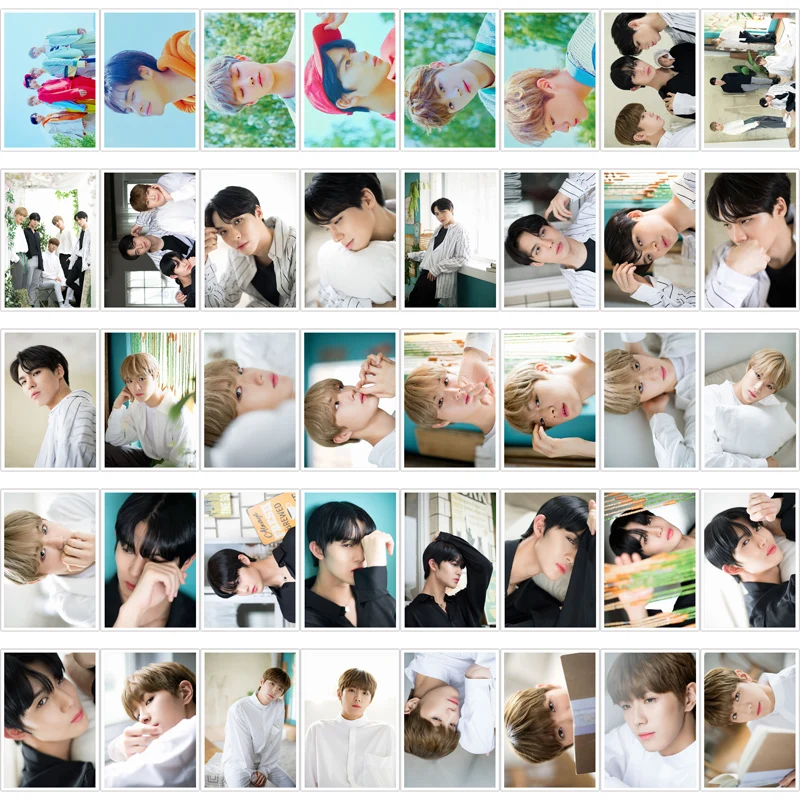 Kpop CIX первый альбом фотография Поляроида Lomo карты Fans CIX вентиляторы подарки металлический ящик 40 шт./кор. Прямая