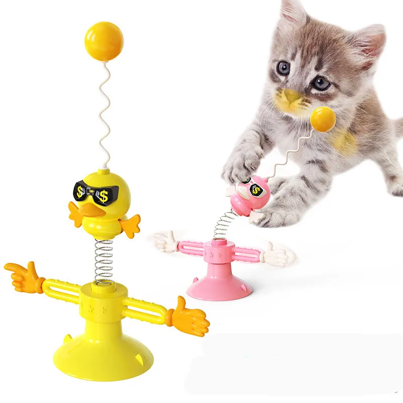 Игрушки для кошек с шариками интерактивный поворотный стол утечкой игрушки