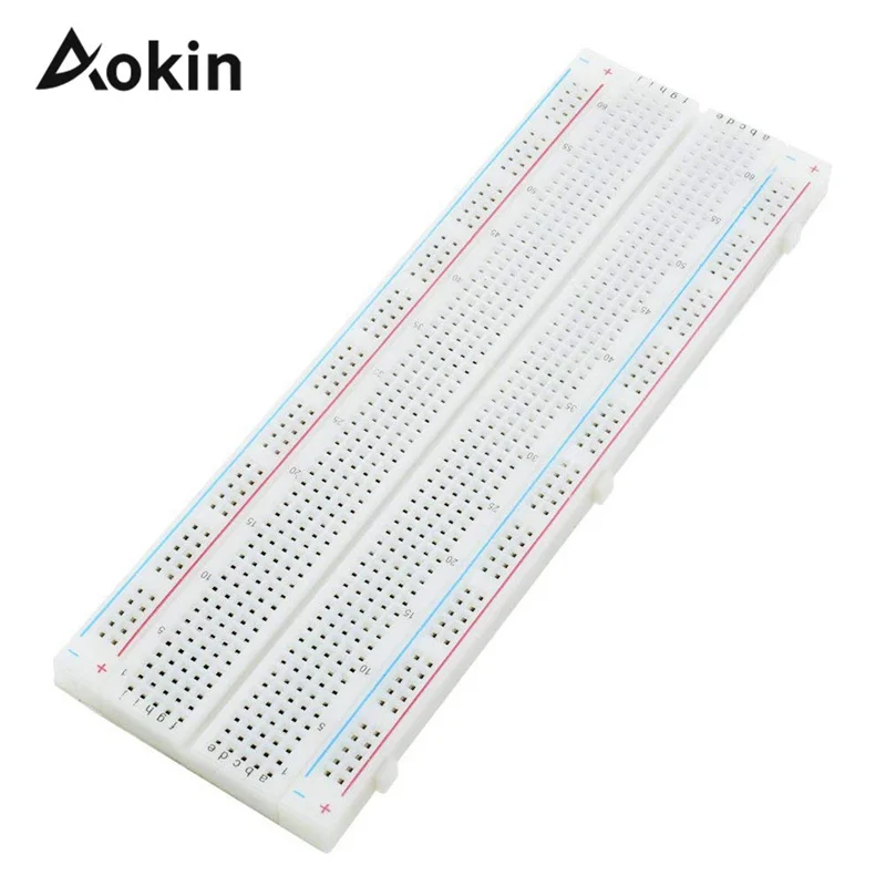 

1pc Breadboard with 830 Tie Points MB-102 Solderless Prototype Universal PCB Bread Board for DIY Kits Arduino Proto Raspberry Pi
