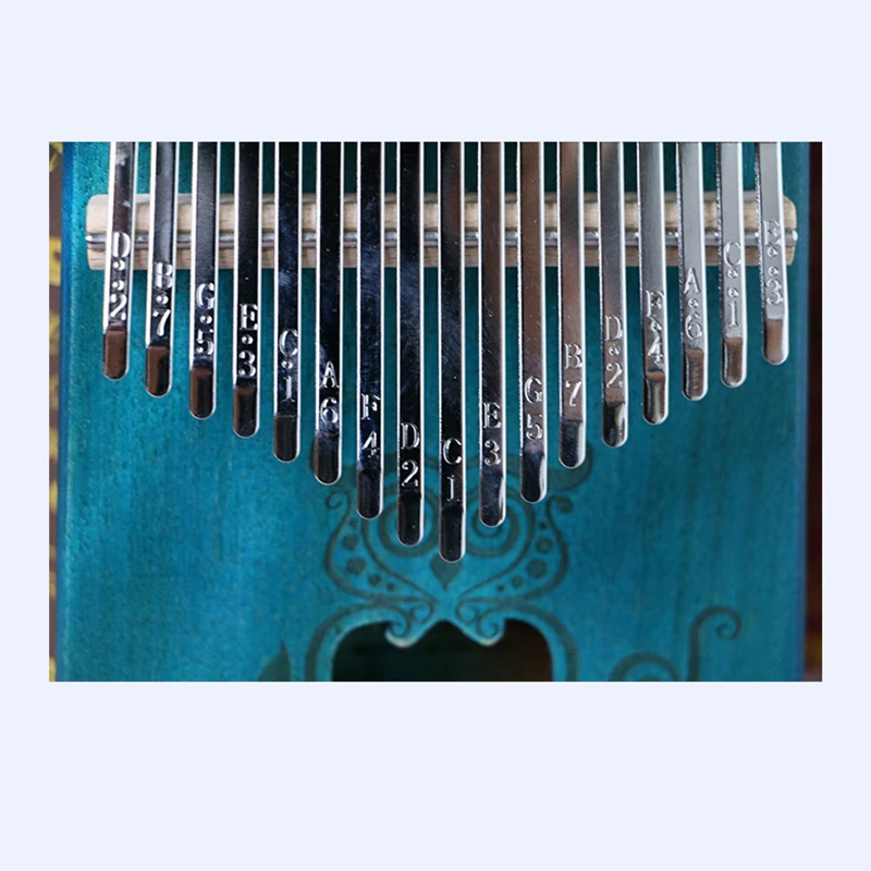 Kalimba 17 клавишное пианино с милой совой из массива дерева красного калимба