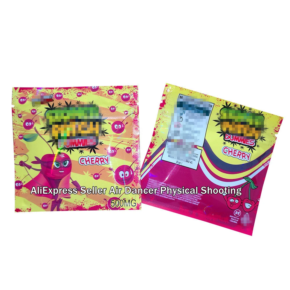 

NEW Candy Bag Mylar Resealable 500mg Packaging ONLY Bag No any food Patch