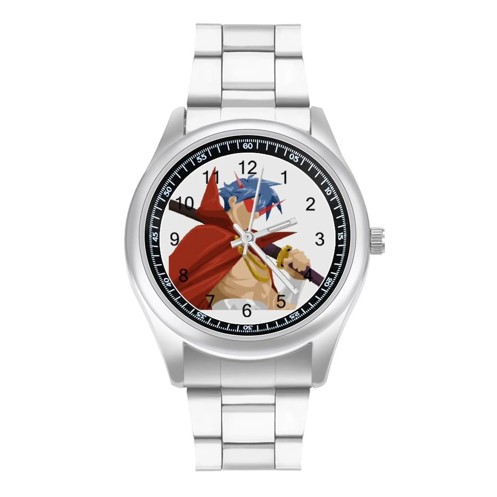 

Gurren Lagann Quartz Watch Fitness Casual Wrist Watch Steel Design Good Quality Lady Wristwatch
