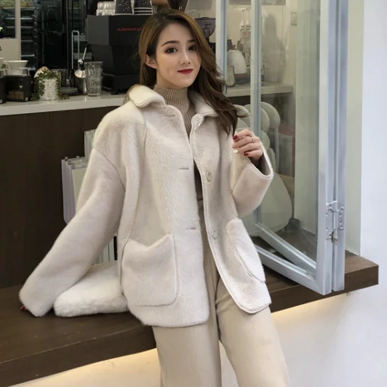 2020 зимняя Свободная Женская куртка пальто верхняя одежда женский кардиган