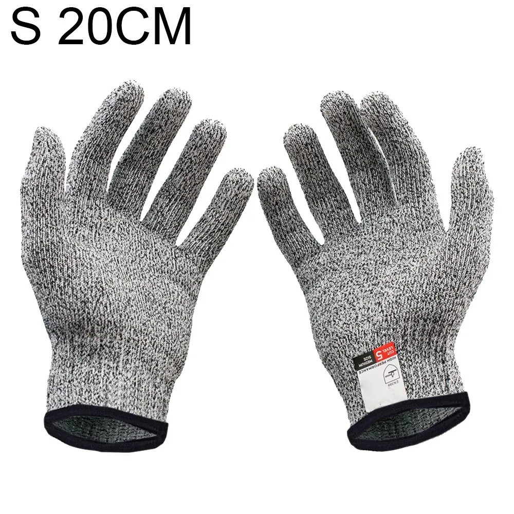 

2pcs Grade Level 5 HPPE Cut-resistant Gloves Anti Cutting Safety Gloves For Kitchen Garden Woodworking Construction Gardening