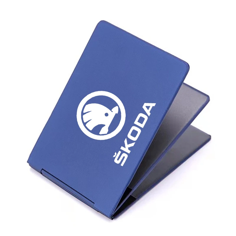 

For Skoda Car Driver's License Set Aluminum Thin Driver License Holder IDCover Case Car Driving Documents Travel Pass