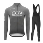 Новинка 2022, красная Команда GCN, осенний комплект из Джерси с длинным рукавом для езды на велосипеде, Мужская одежда для езды на велосипеде, одежда для езды на горном велосипеде, Джерси, униформа