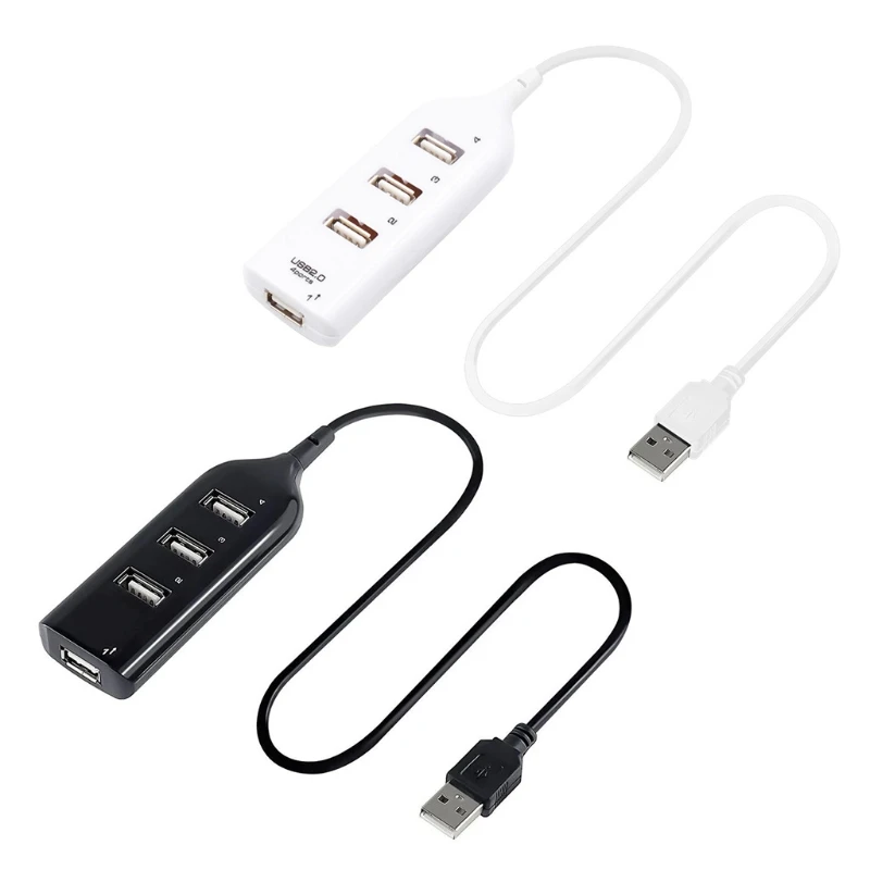 

CPDD 4 Ports USB 2.0 HUB, USB Extension Second-generation USB Adjustment Device Computer Accessories USB Splitter