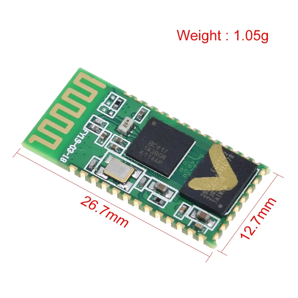TZT HC05 HC 05 master slave 6pin JY MCU анти реверс интегрированный Bluetooth серийный сквозной модуль