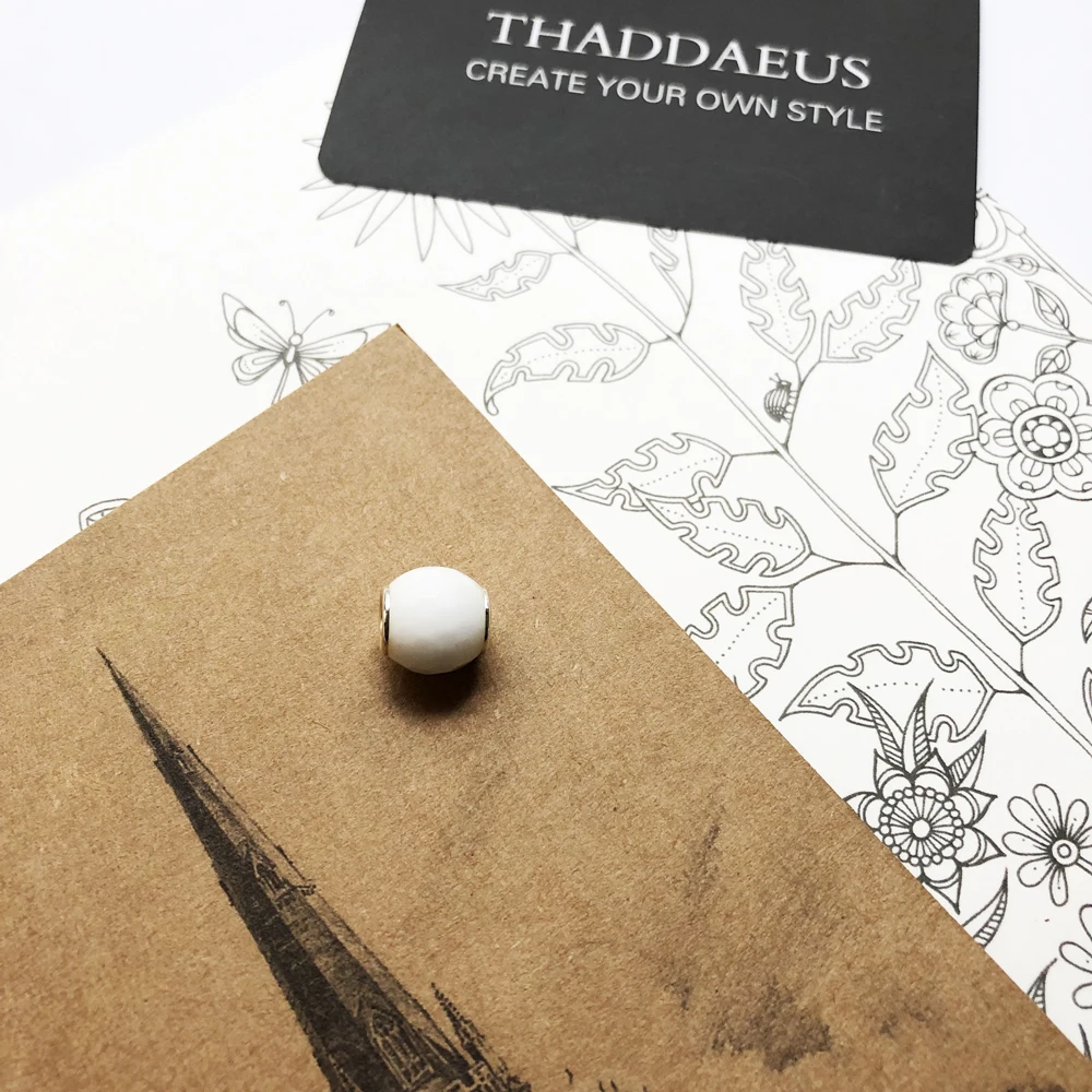 

White Faceted Beads,Silver Beads Fits Bracelet Europe Necklace European DIY Bijoux Jewelry Accessories Gift For Women