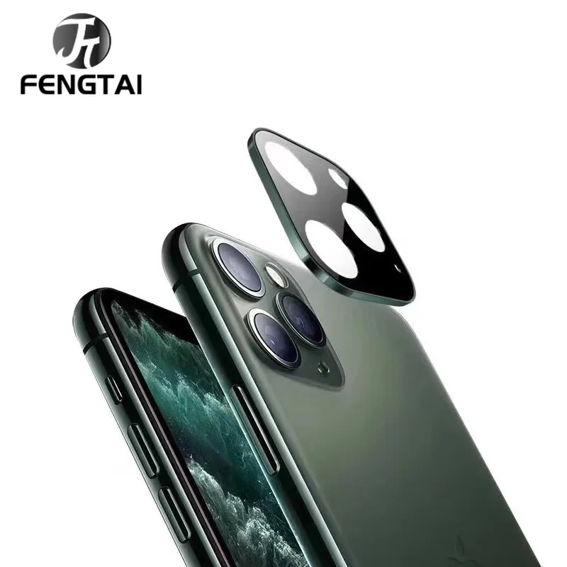 2PCS Camera Metal Camera Screen Protector Glass For iPhone 12 11 Pro Max Lens Protection Case 11 mini 12 Pro mobile phones Glass