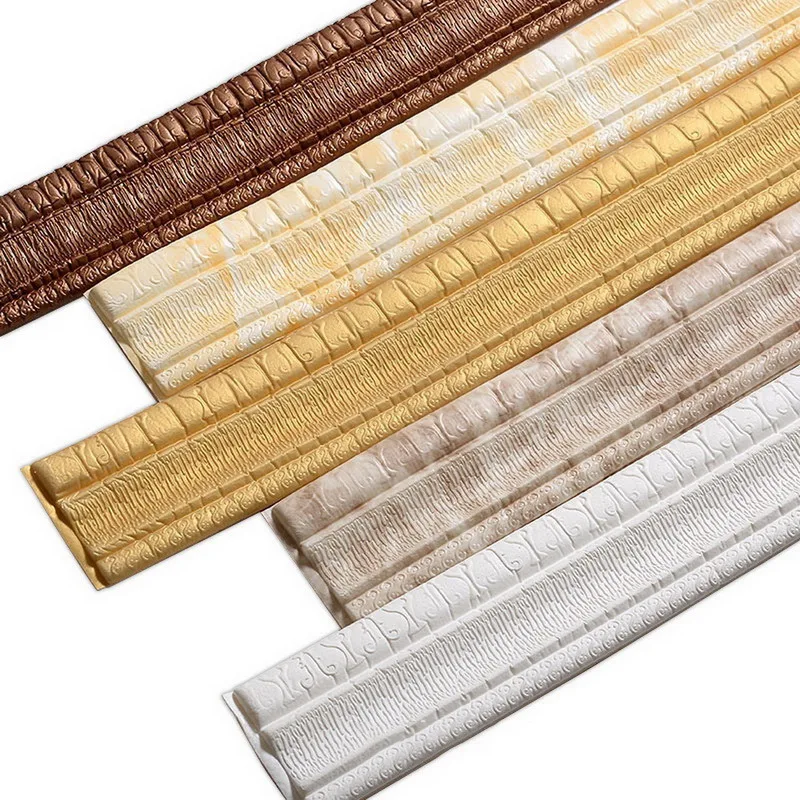 Отделка стен бордюр 3D узор наклейка украшение самоклеящаяся долговечная