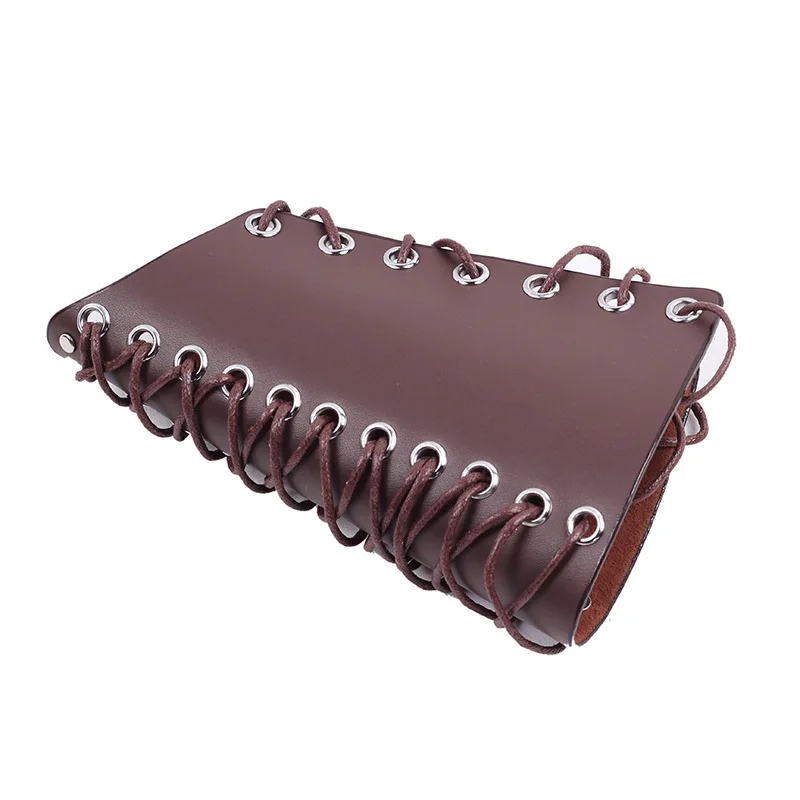 Кожаный браслет в стиле стимпанк средневековом винтажная Готическая Броня на