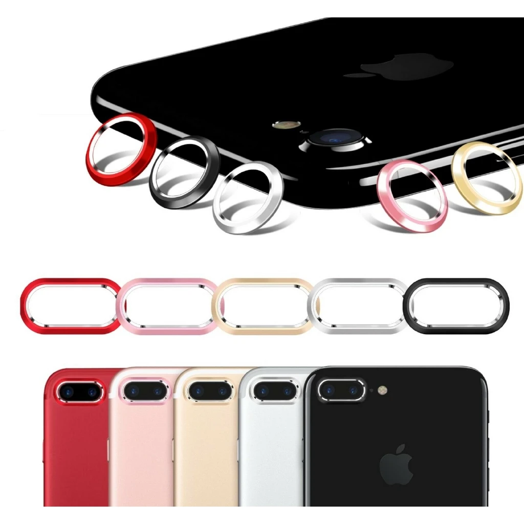 

Metal Camera Protector For iPhone XR Back Lens Guard Circle Ring Phone Protective Cover Film On iPhoneX 8 7 Plus Accessories