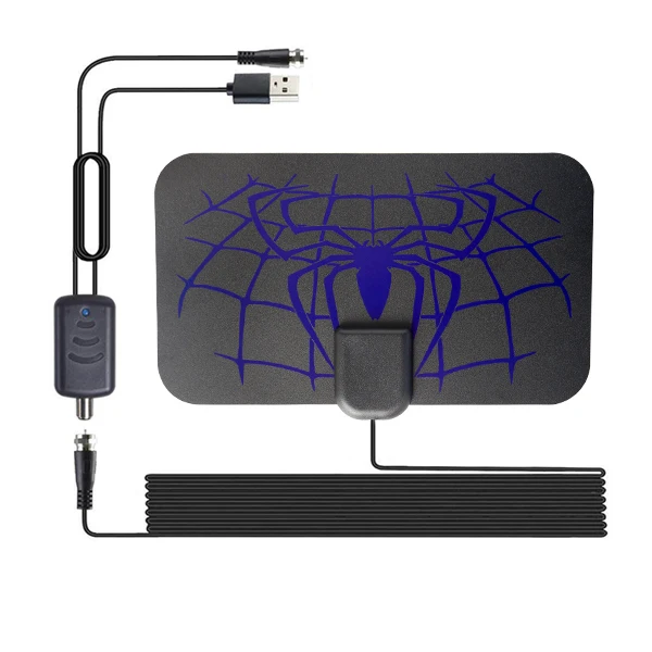 

hengshanlao Indoor 1500 Miles Digital Antena TV Aerial Amplified HDTV Antenna 4K DVB-T2 Freeview isdb-tb Local Channel Broadcast