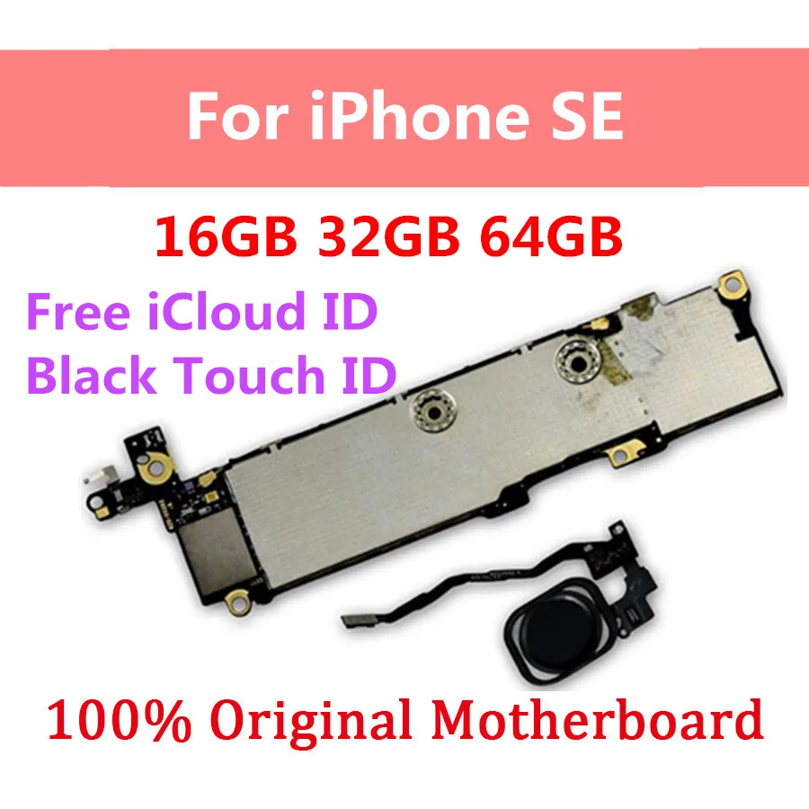 Заводская разблокированная материнская плата для iphone SE с сенсорным