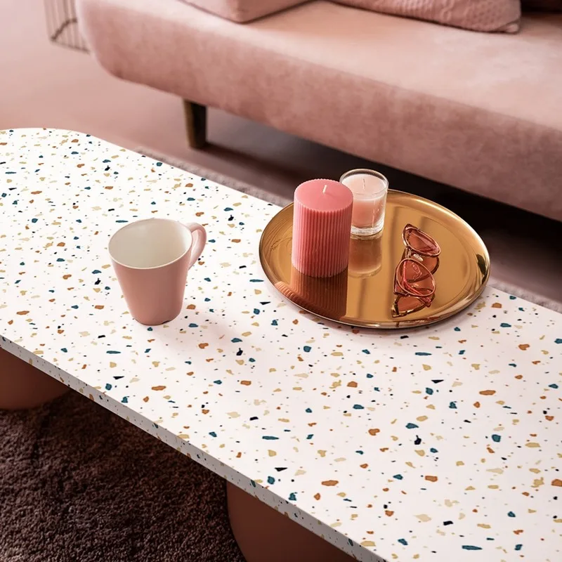 

DIY Creative Wall Sticker Waterproof Terrazzo Vinyl Wallpaper for Living Room Kids Bedroom Decor Mural Cabinet Contact Paper pvc