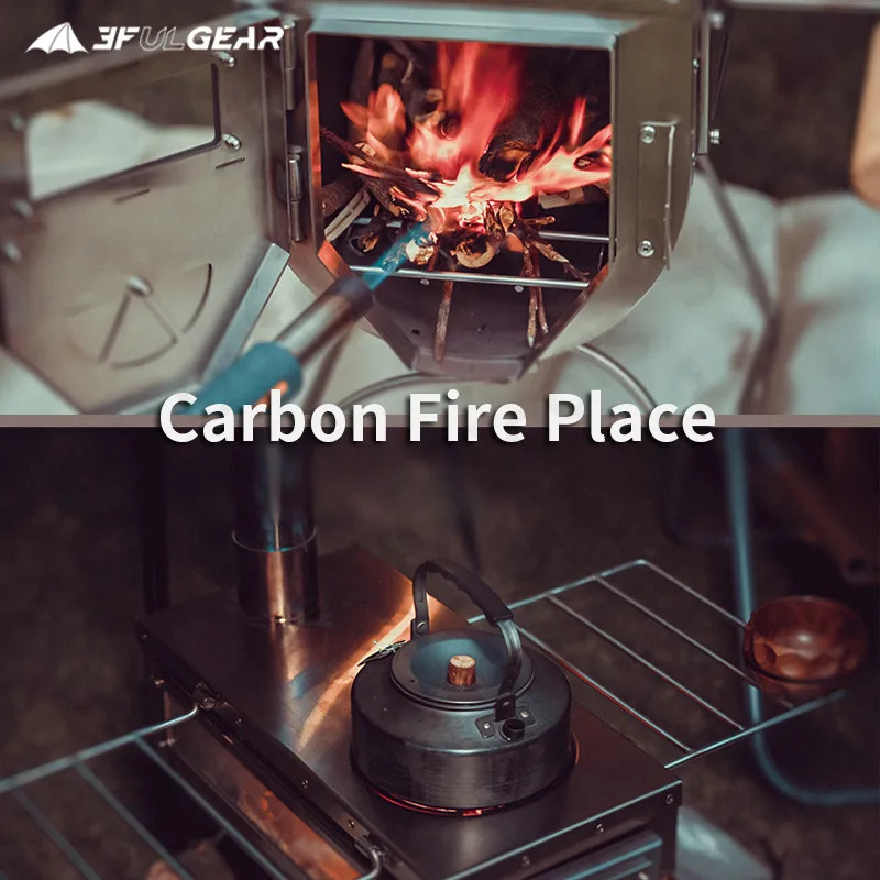 3F UL GEAR 2023 уличная зимняя Съемная печь для пикника дров палаток