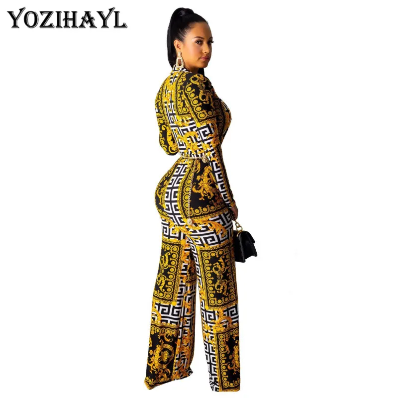 Women Full Length Jumpsuits Sexy Skinny V-Neck Long Sleeve Jumpsuits for Women Elegant Rompers Overall Trousers Party Playsuit