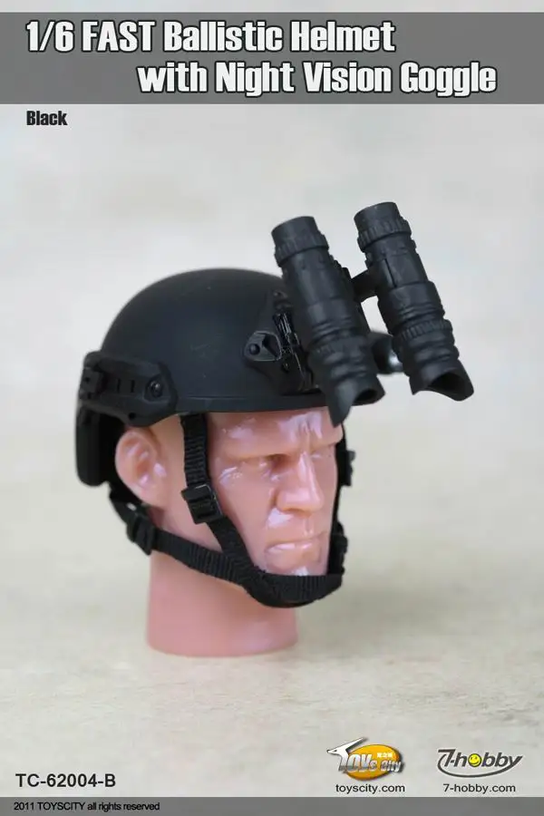 1/6 масштабные аксессуары, военные 62004, пуленепробиваемый шлем/62005 шлем с зонтиком Bk/Sand/ACU/Cam TC 1" Солдат - Цвет: 62004-BHW