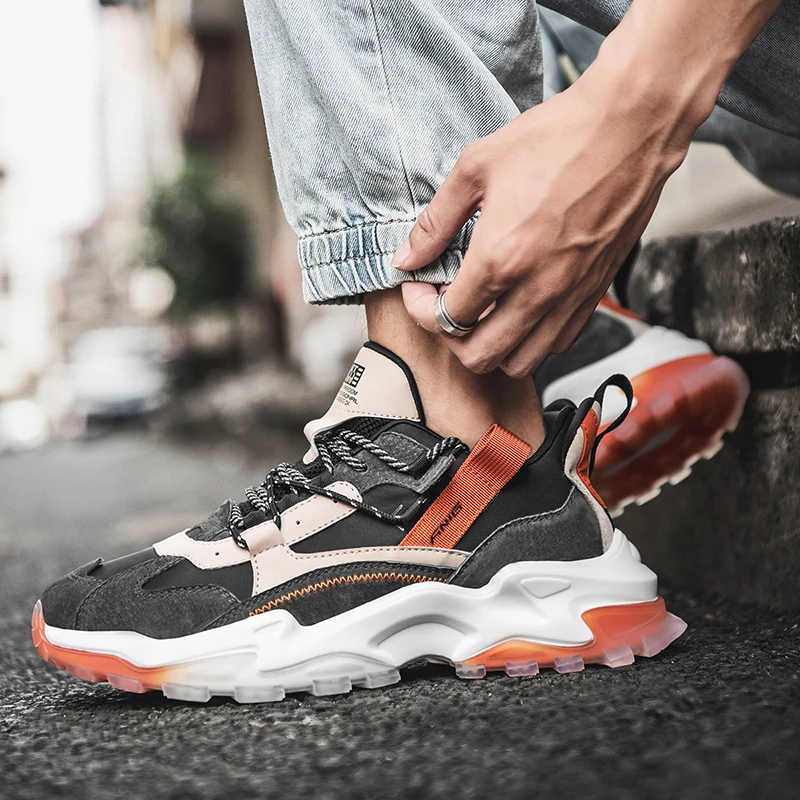 

Men's Shoes 2020 New Autumn And Winter Fashion Sports And Leisure All-Match Running Plus Velvet Men's Daddy Youth Trendy Shoes