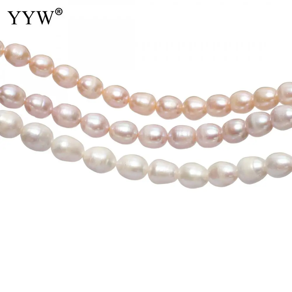 

Cultured Rice Freshwater Pearl Beads High Quality Jewelry Irregular Polished Pearl Diy Accessories Wholesale Beads 10-11mm