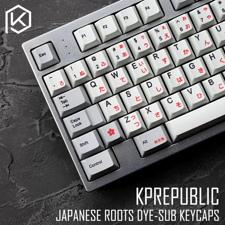 Kpreofficial 139 японский корень вишневый профиль краситель Sub Keycap набор PBT для gh60 xd60 xd84
