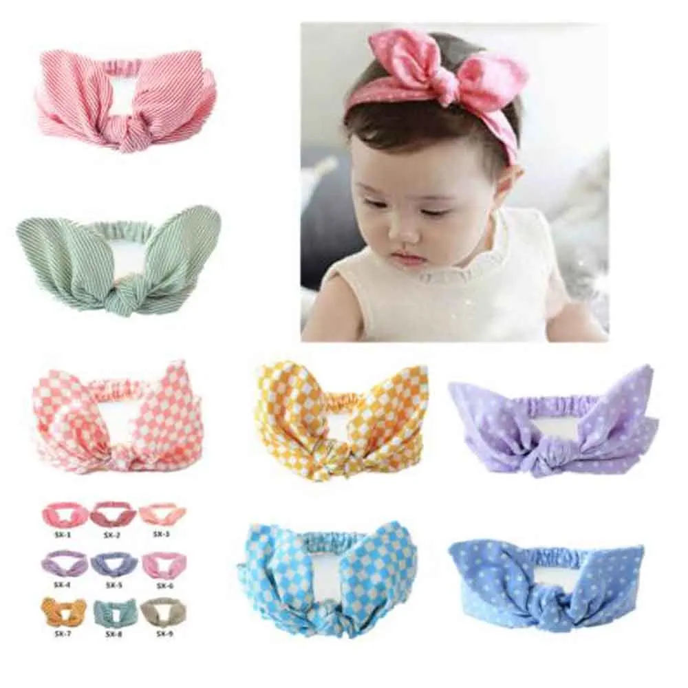 

Baby Elastic Headband Headwear Girl Hair Bow Knot Infant Newborn Hair Accessories Girls Hairbands Rabbit Ears Headbands