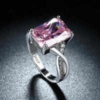 fashion engagement silver color rings for women beautiful pretty aaa zircon female ring jewelry accessories wholesale